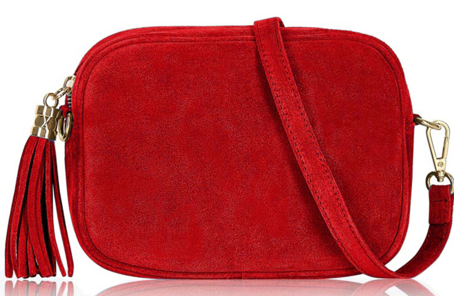 Cross Body Camera Bag Suede
