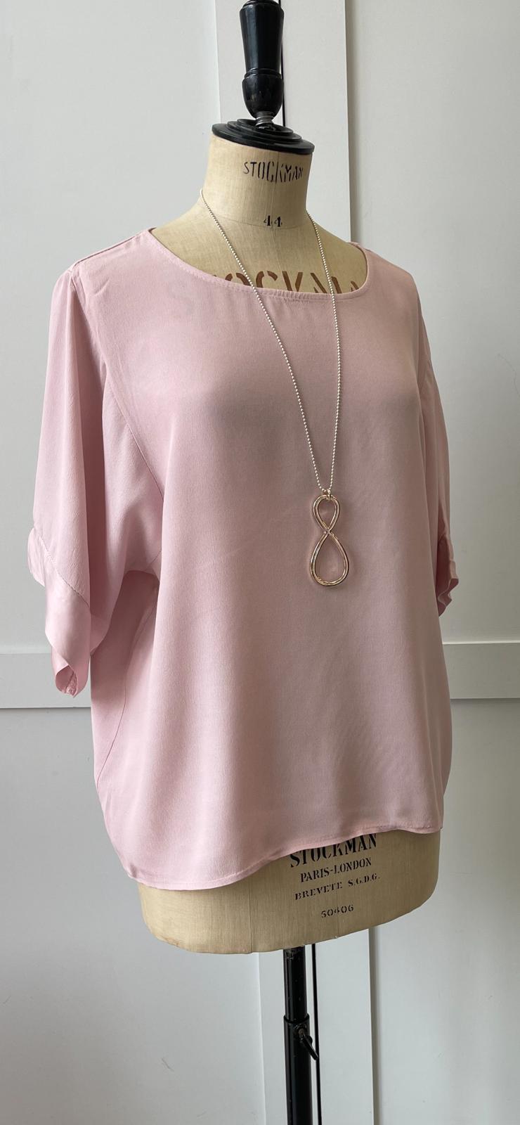 The Eve Round Neck Satin Edge Top
