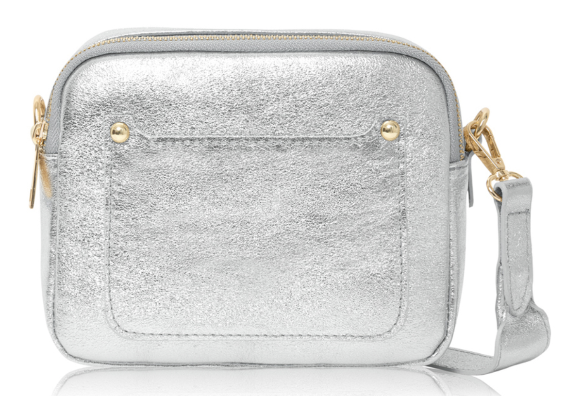 Double Zip Leather Bag
