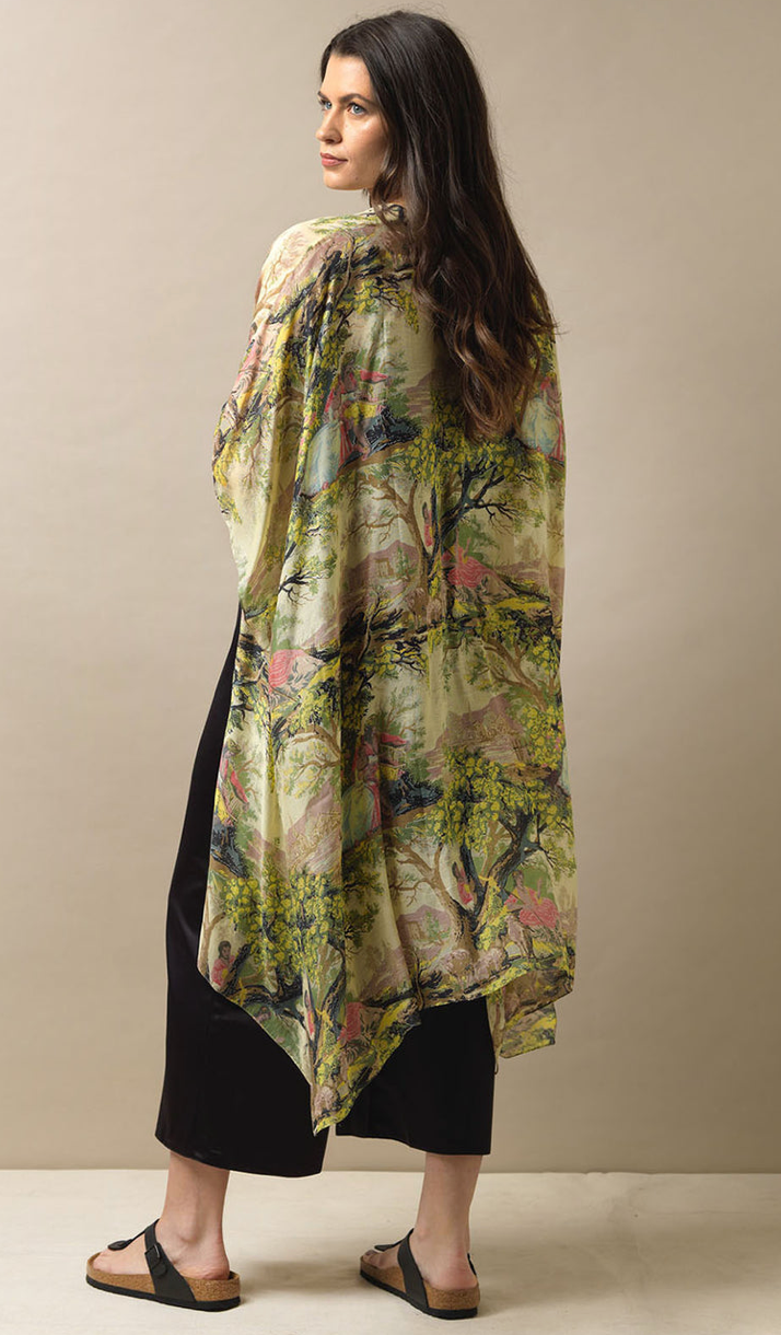 One Hundred Stars throwover French Toile De Jouy