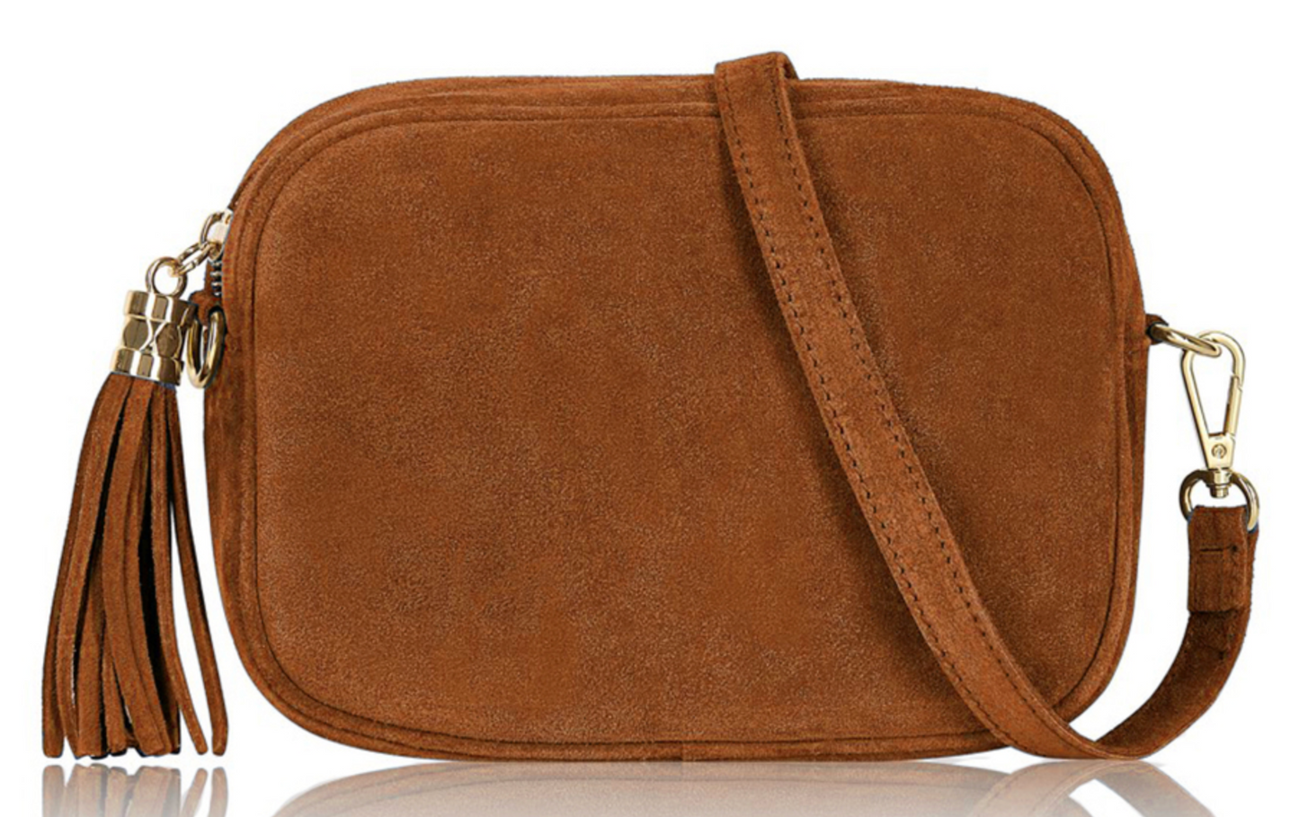 Cross Body Camera Bag Suede