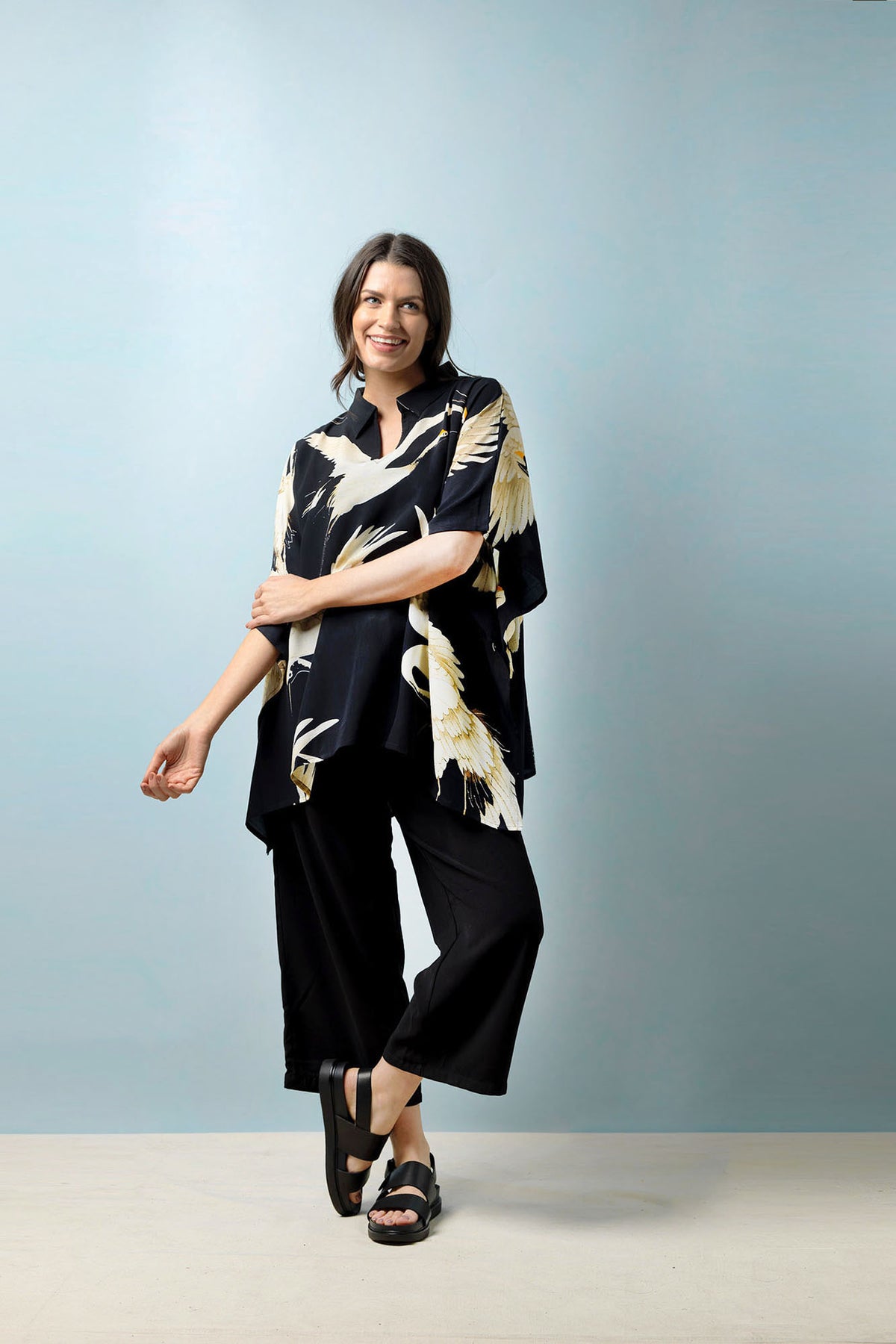 One Hundred Stars Stork Tunic Top
