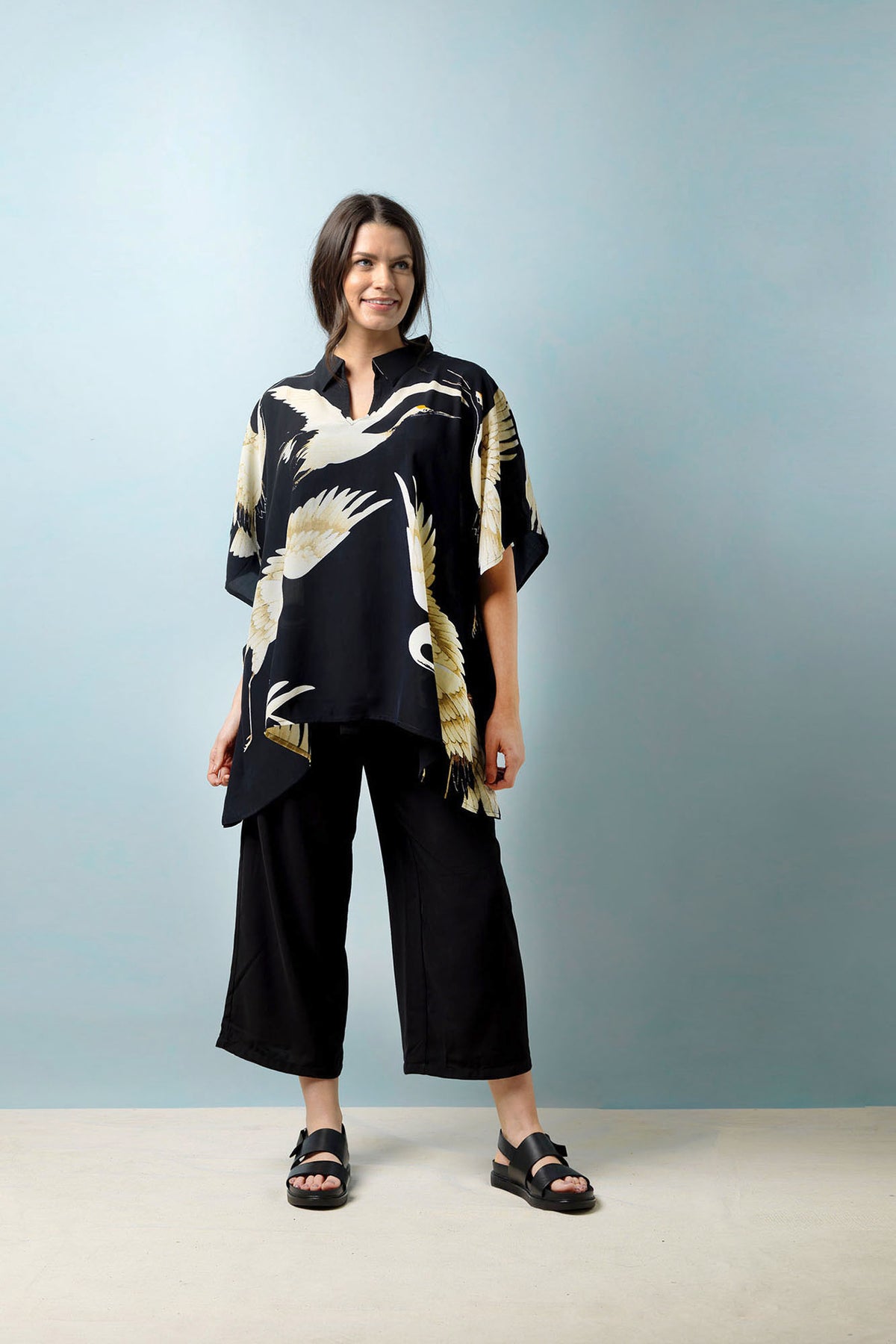 One Hundred Stars Stork Tunic Top