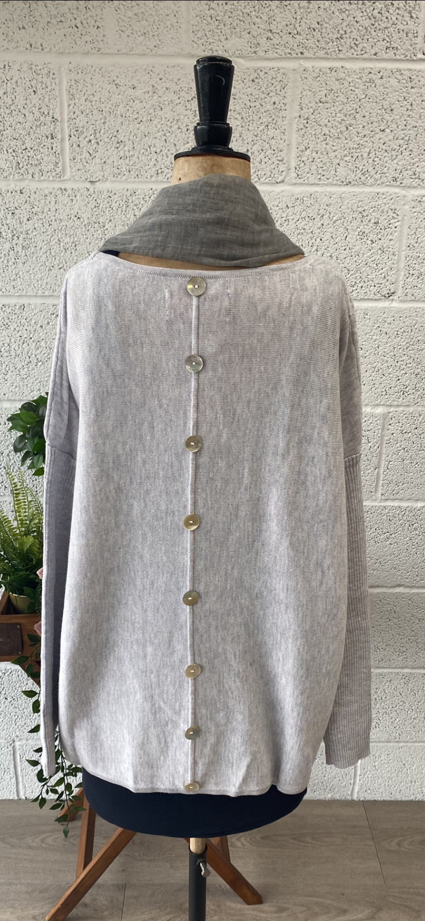 Short Button Back Jumper