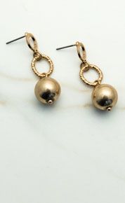 Envy small hoop and ball earrings 1804