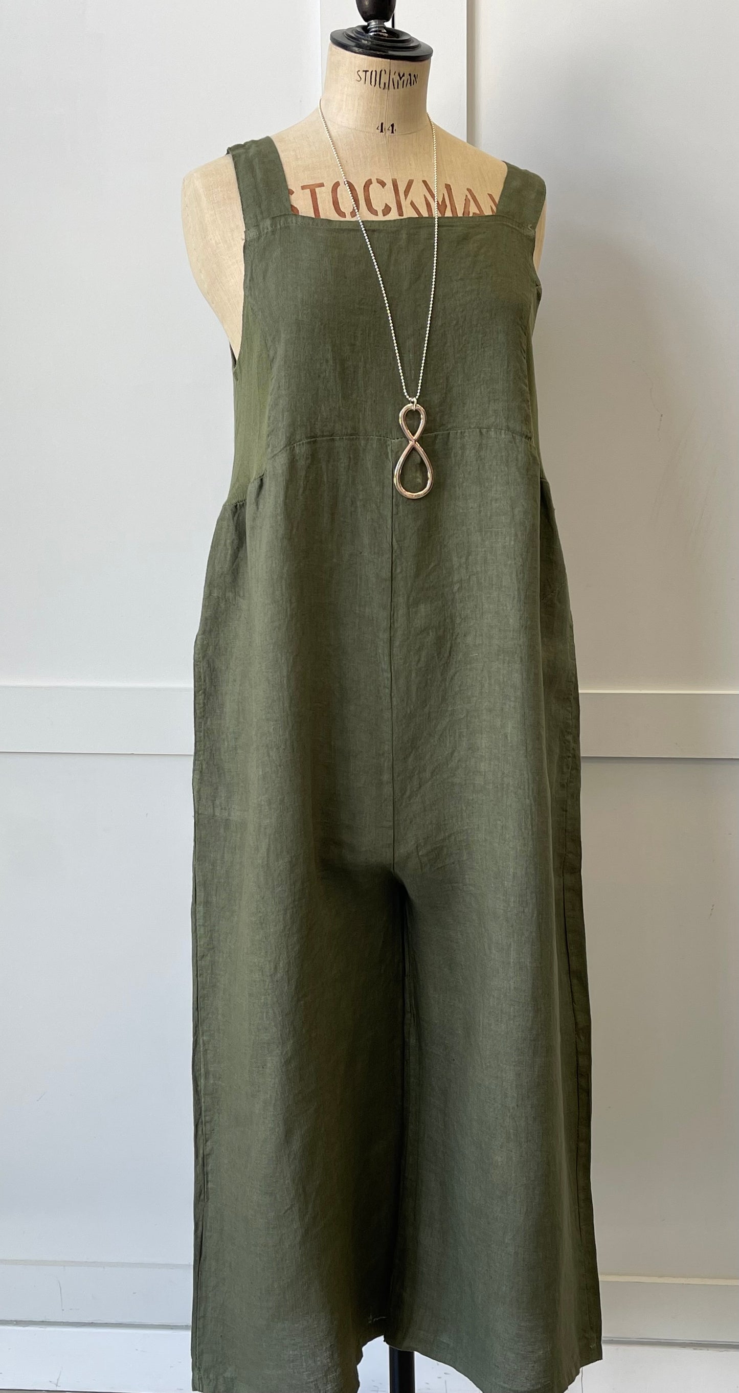 Joss Linen Dungarees