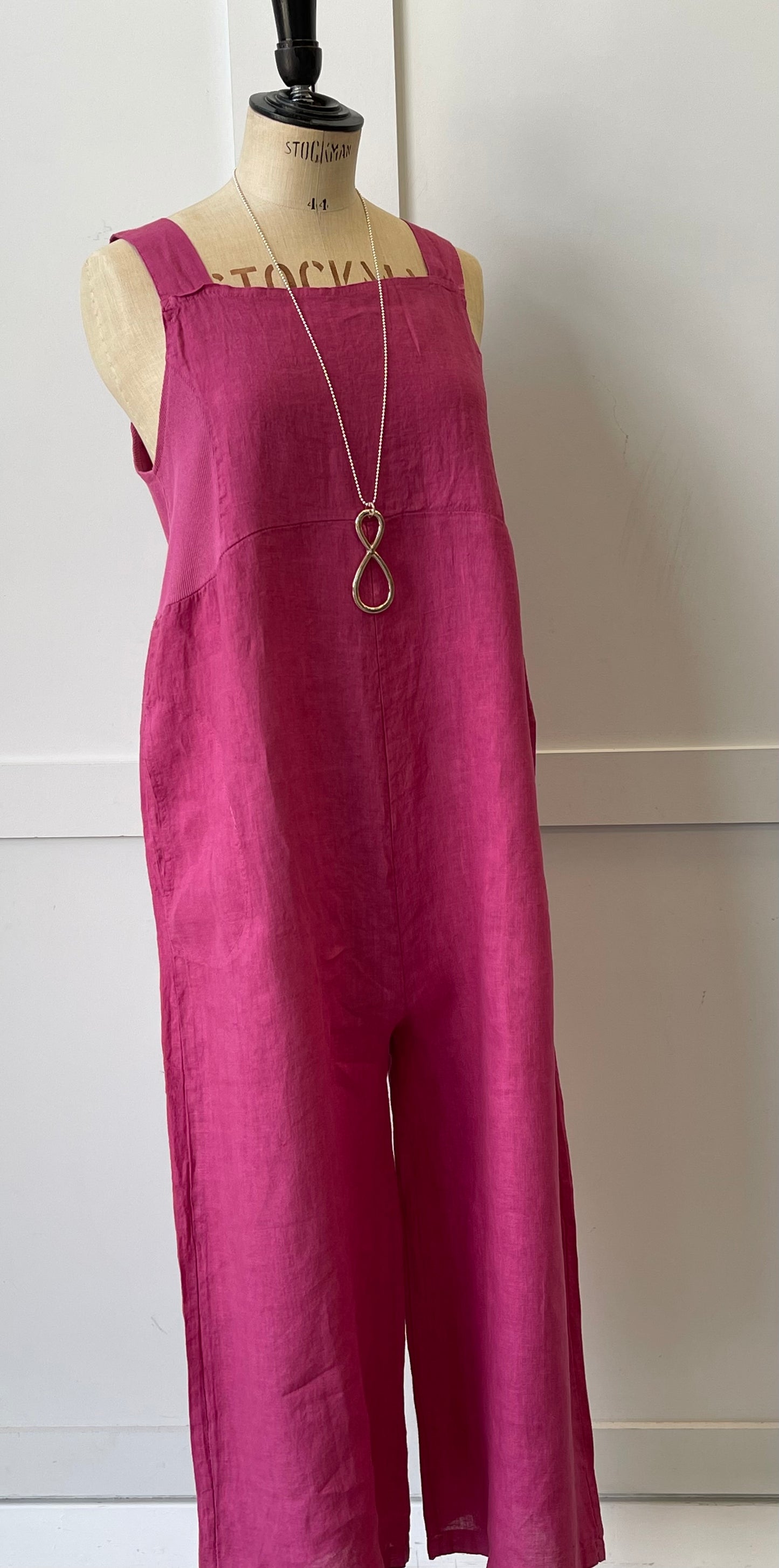 Joss Linen Dungarees
