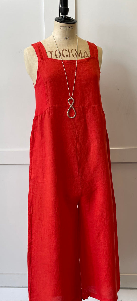 Joss Linen Dungarees