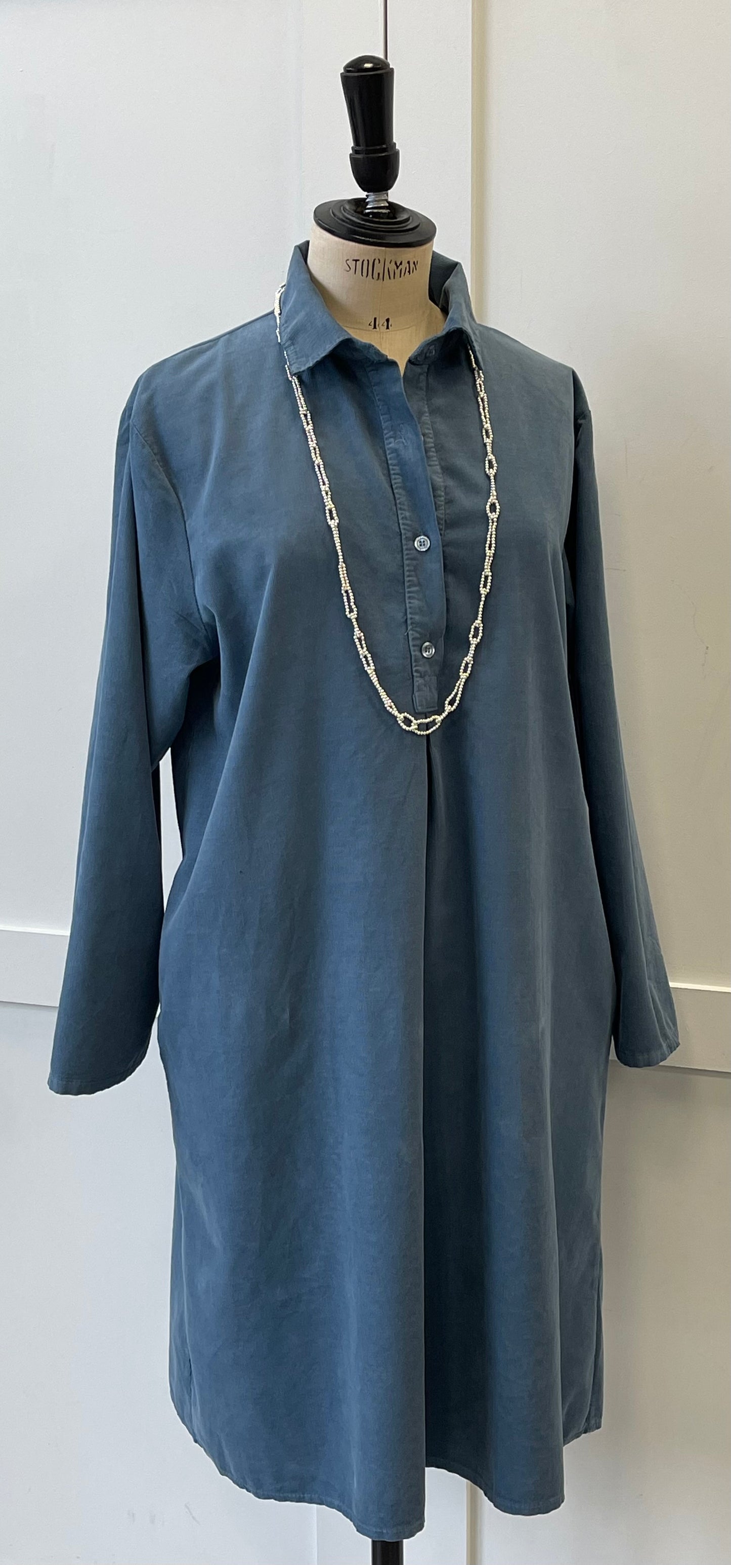 The Suzie - Needle Cord Shirt Dress Tunic