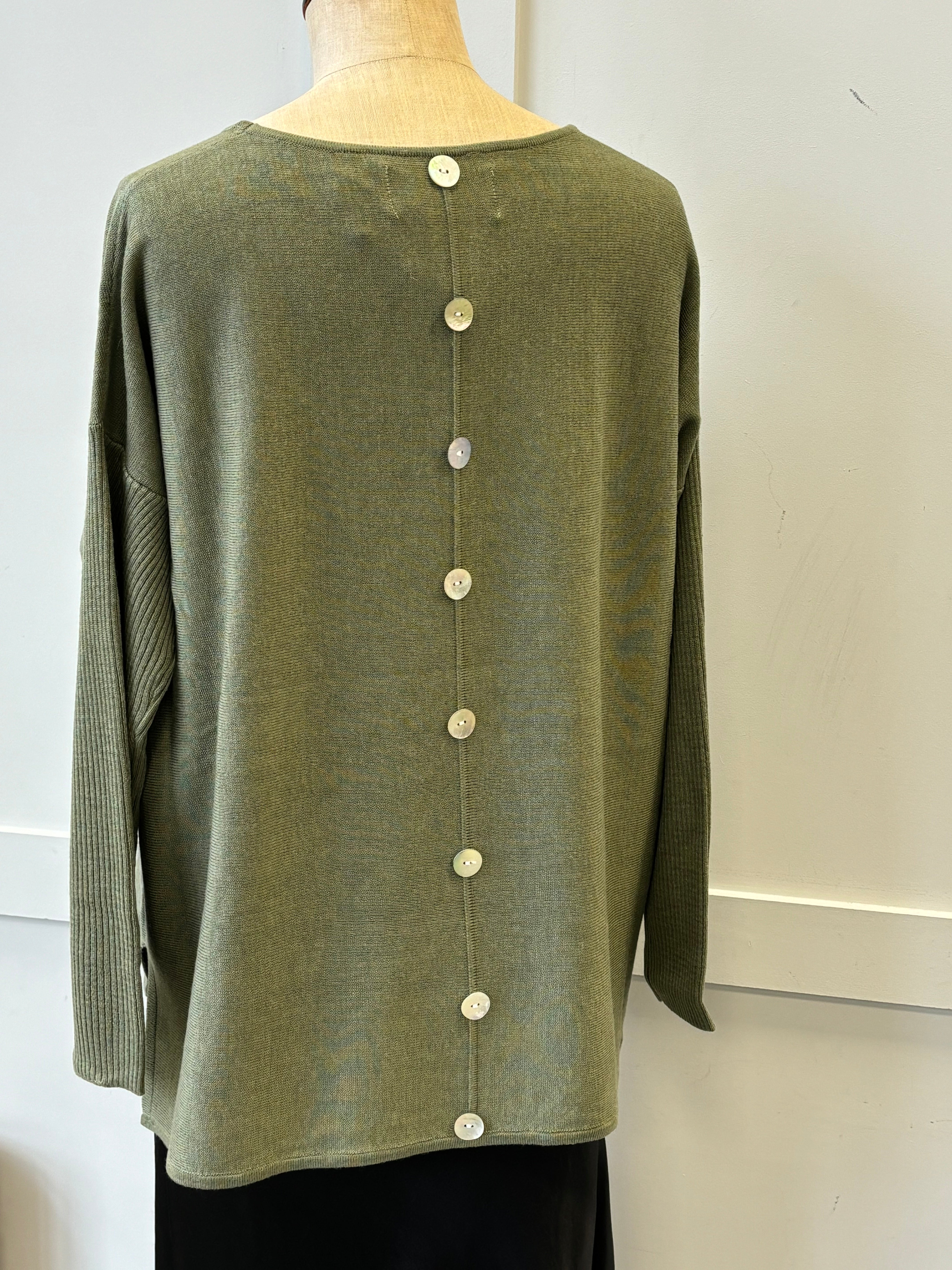 Short Button Back Jumper Joss and Florence