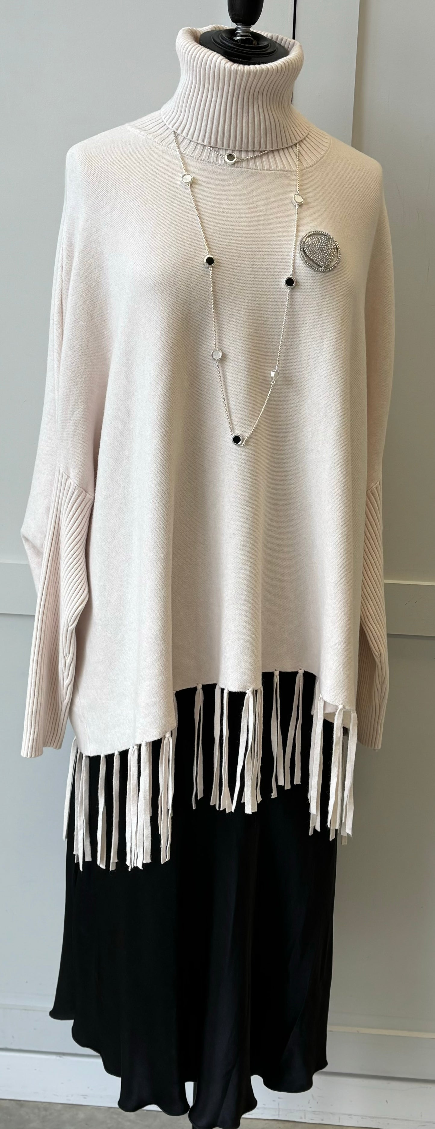 The Jane Tassel Poncho Jumper