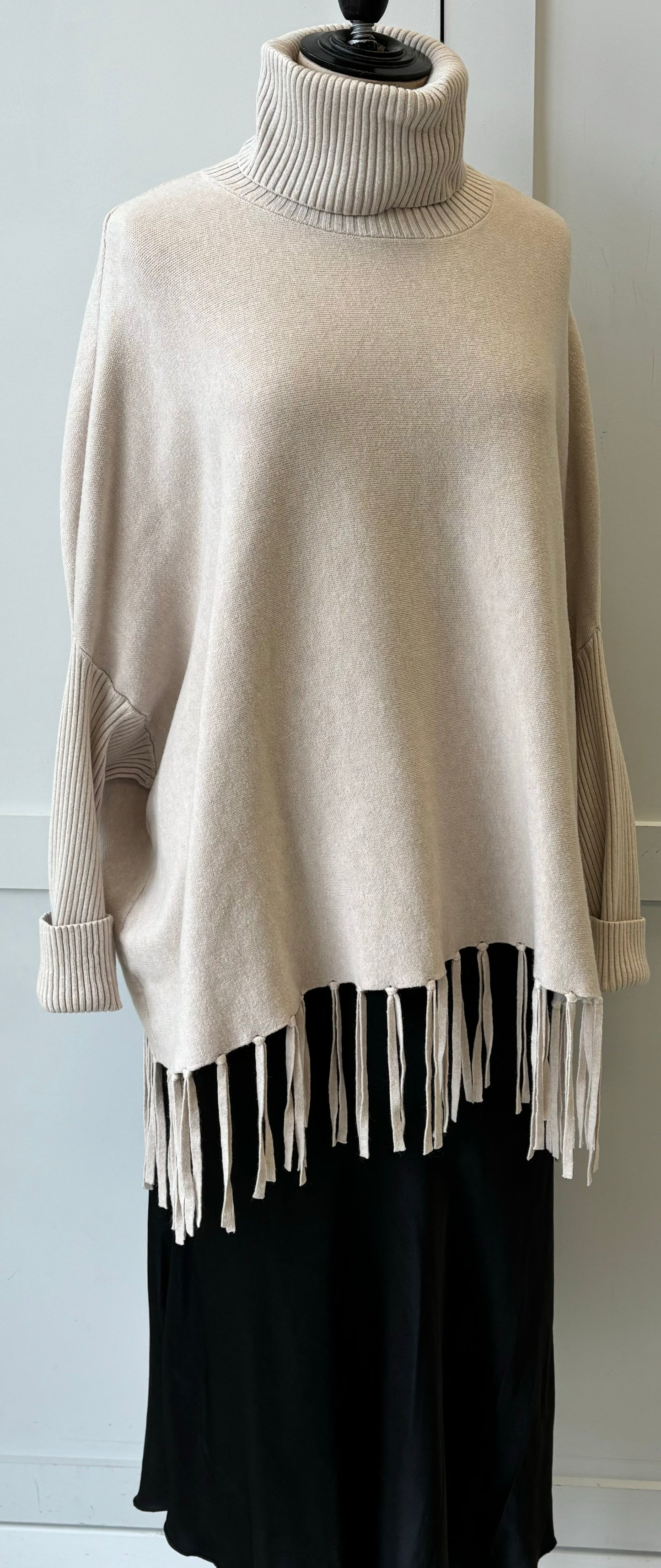 The Jane Tassel Poncho Jumper