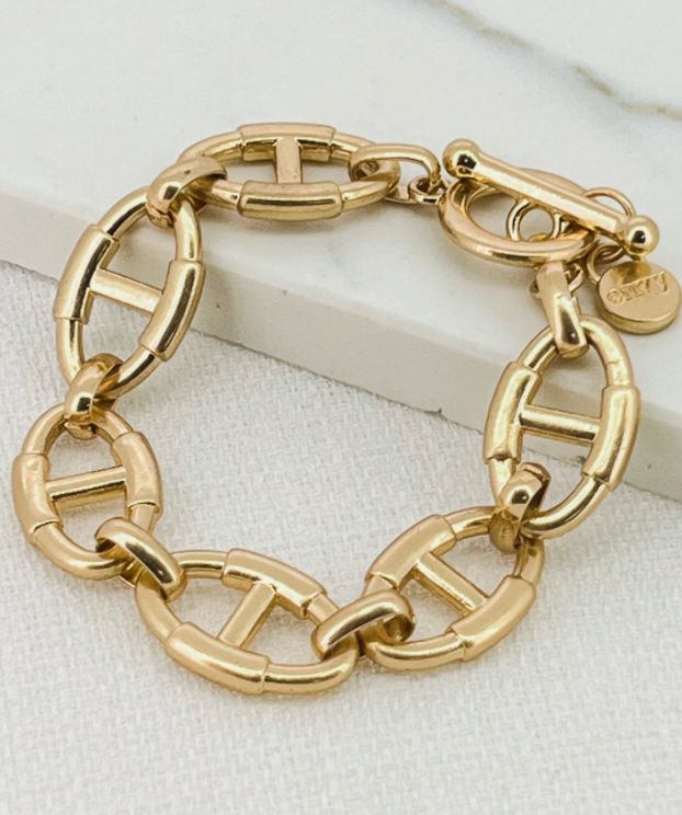 Envy large link chain bracelet 3054