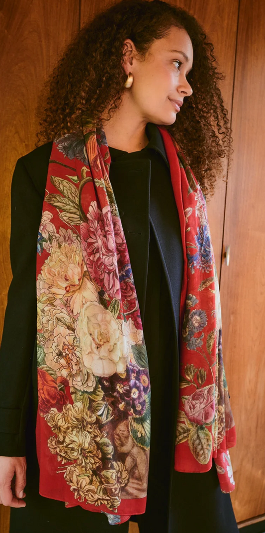 One Hundred Stars Primula Berry Scarf