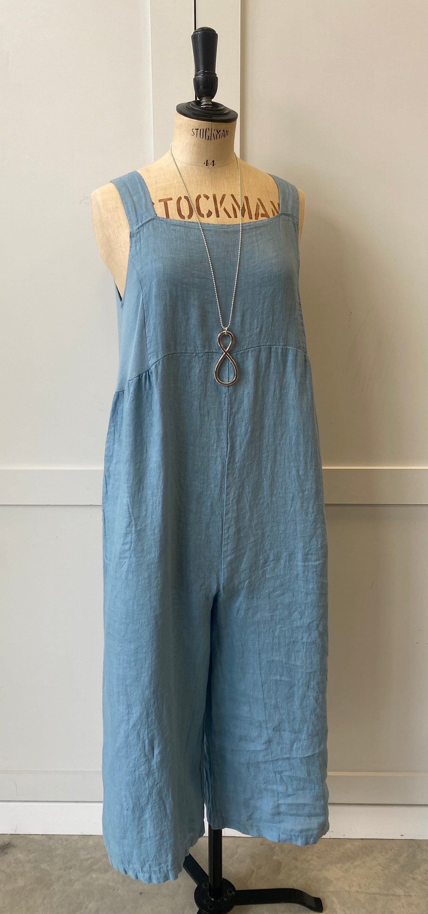 Joss Linen Dungarees