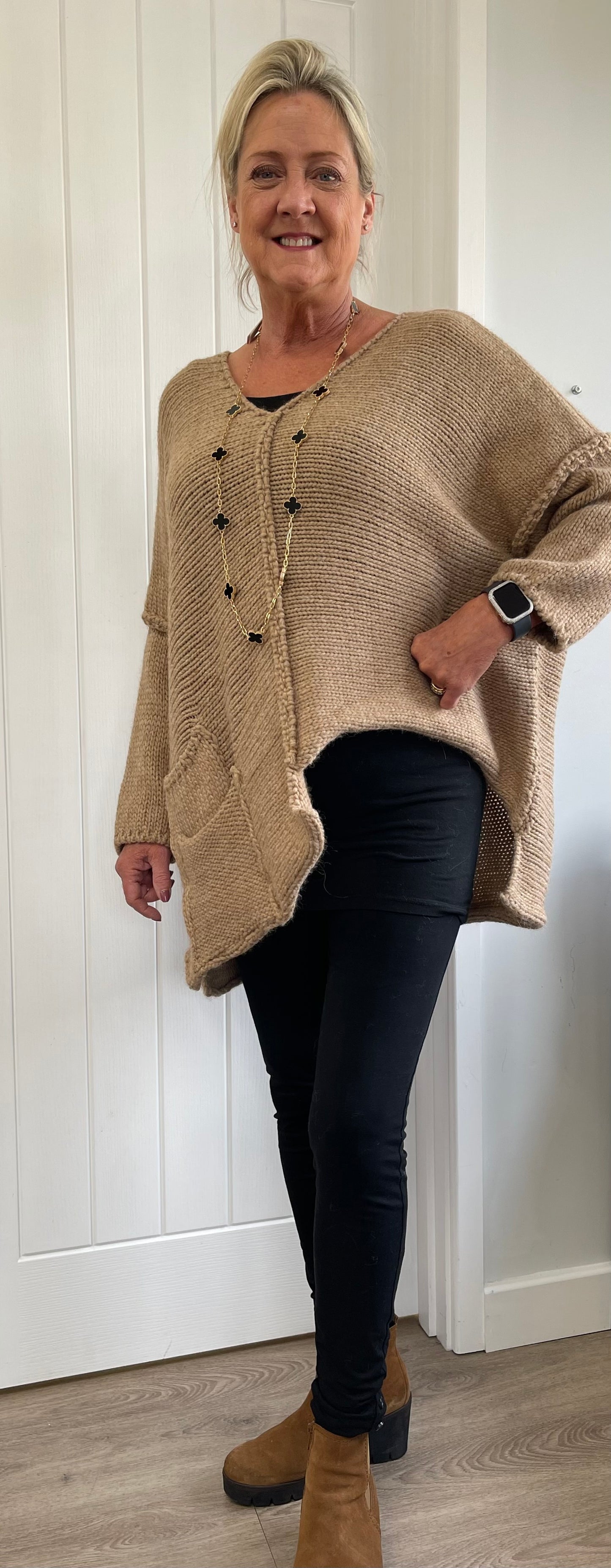 Wonky chunky jumper