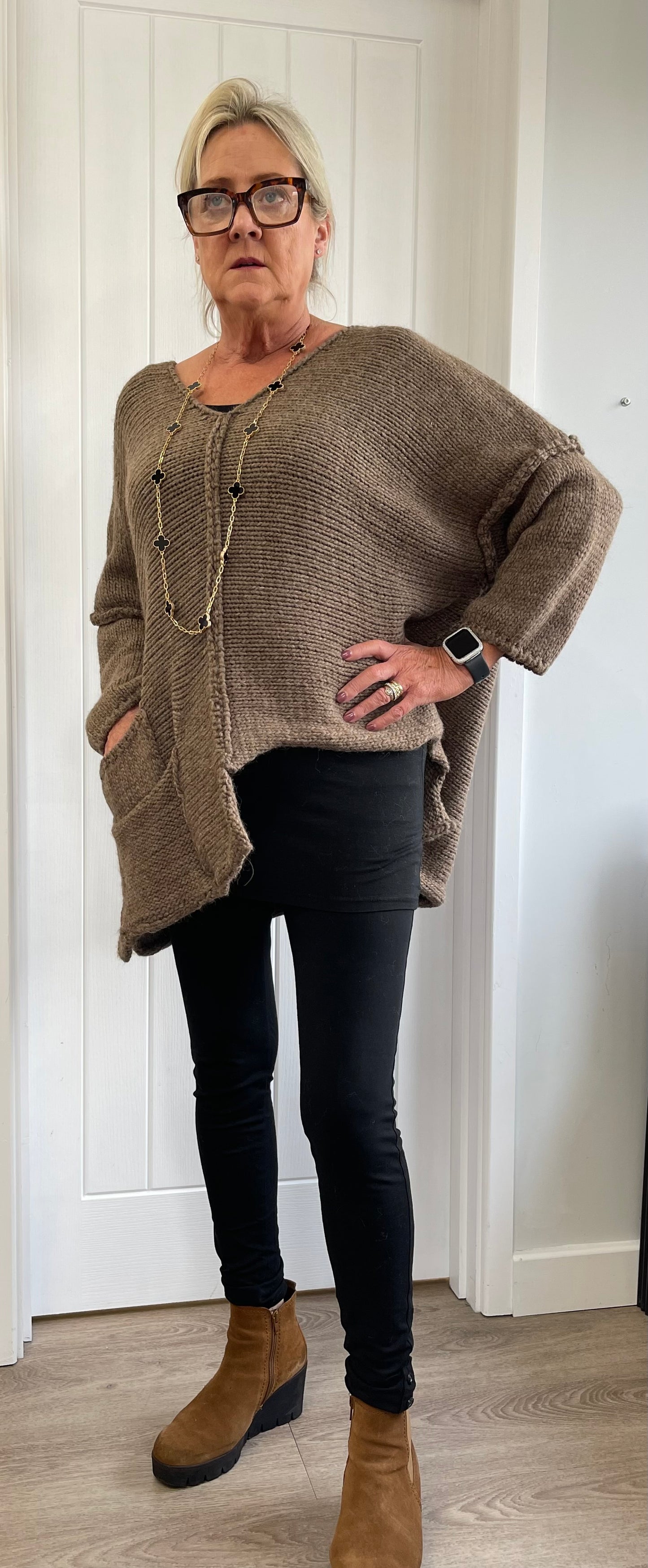 Wonky chunky jumper