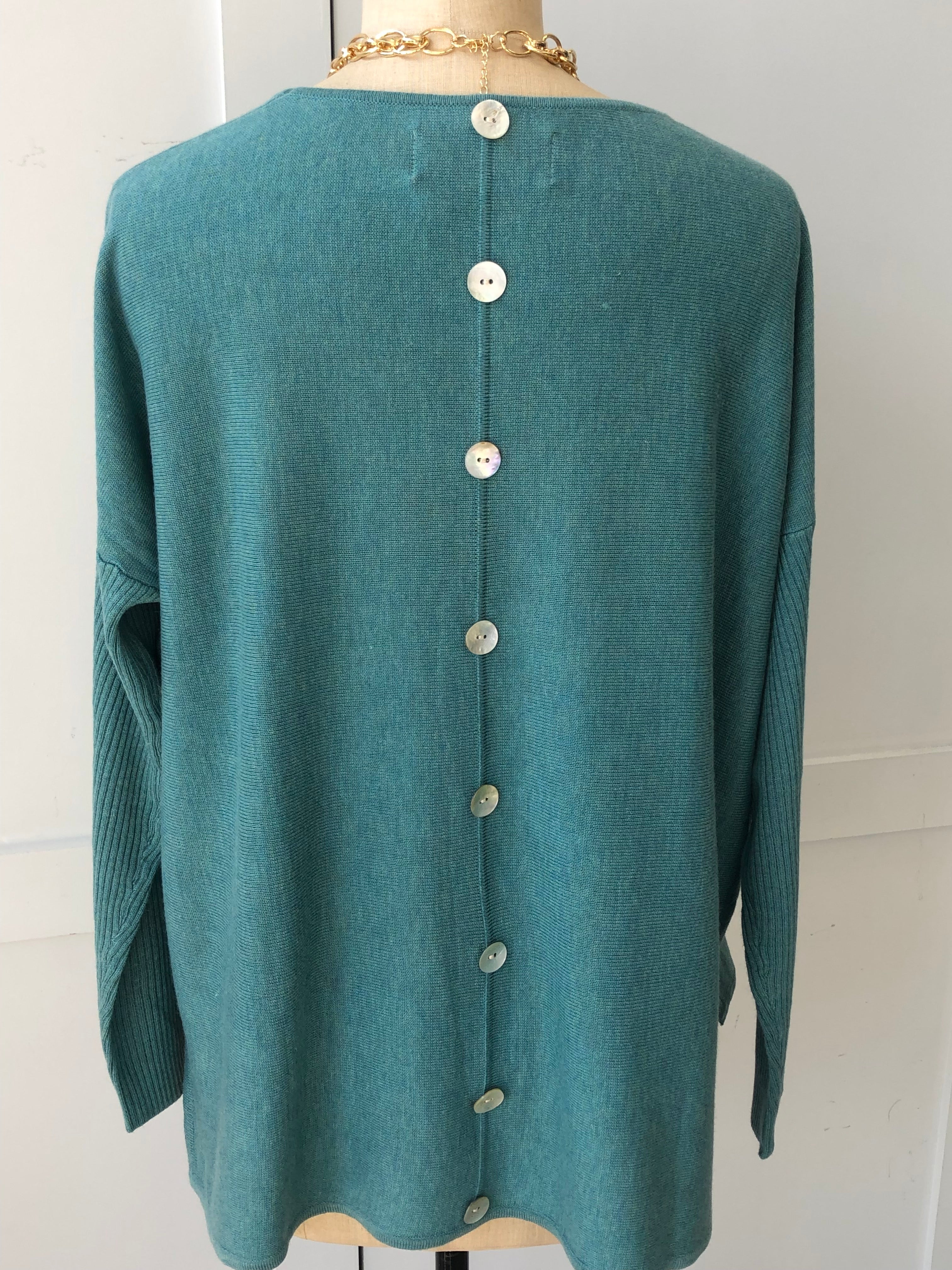 Short Button Back Jumper Joss and Florence