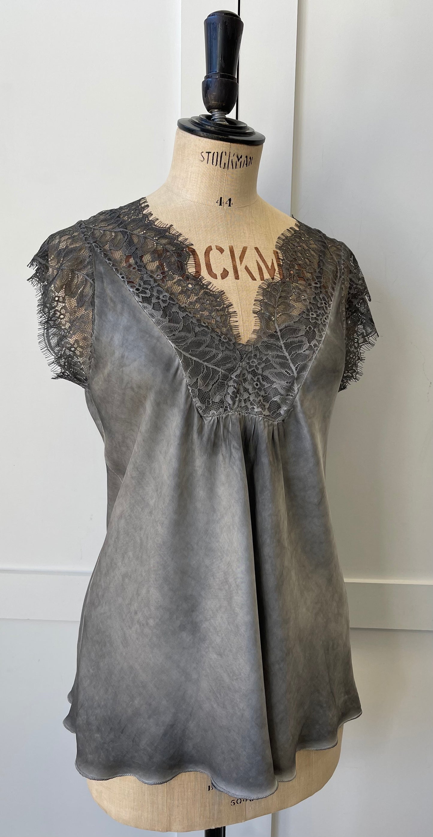 The Lucy - Luxury Satin Lace T- Shirt