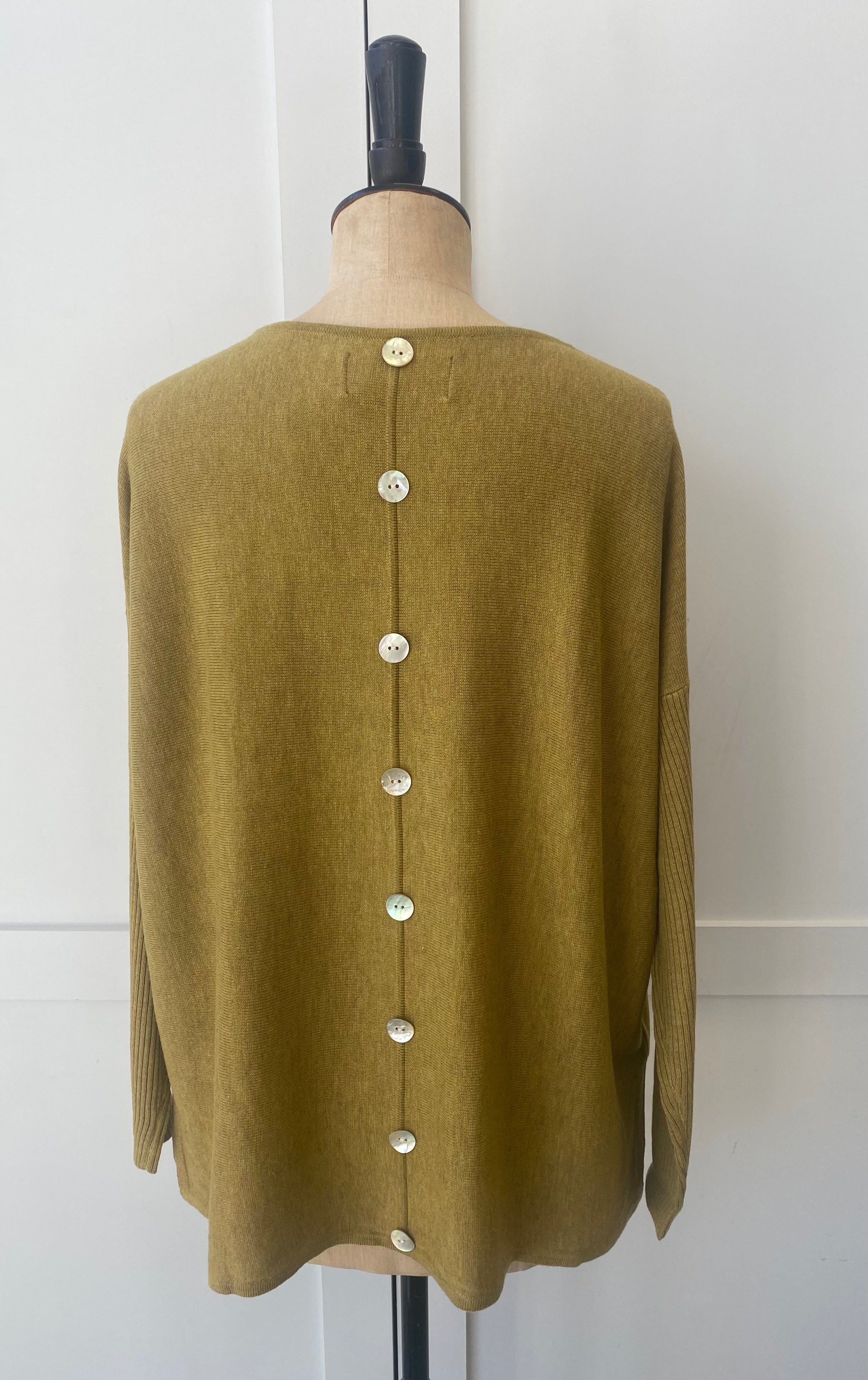 Short Button Back Jumper Joss and Florence