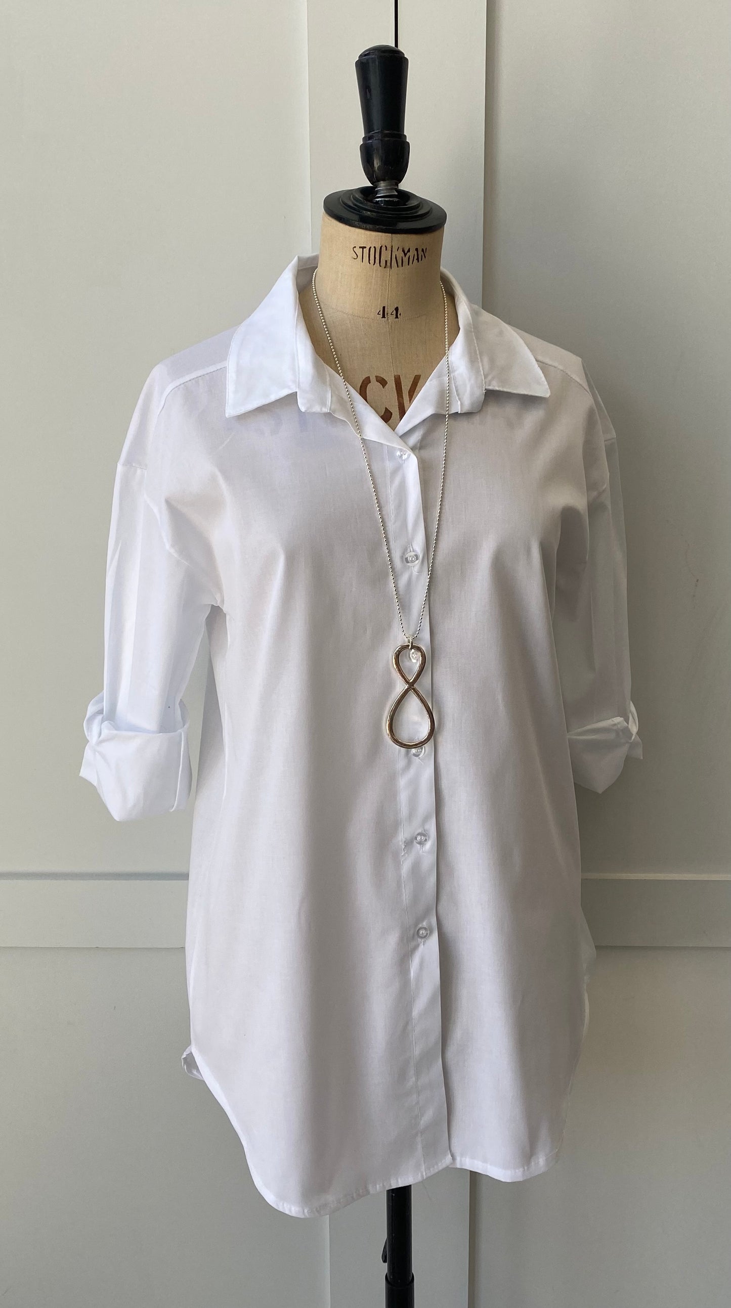 The Annie - Plain White Shirt