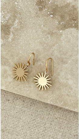 Envy sun burst drop earrings 2094