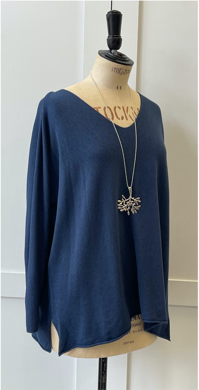 The Polly - V Neck Cashmere Mix Jumper