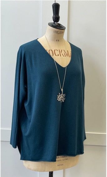 The Polly - V Neck Cashmere Mix Jumper